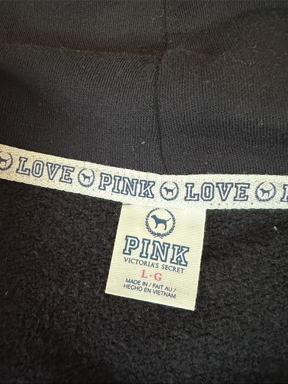 PINK Victorias Secret sequin Las Vegas hoodie - Picture 8 of 10